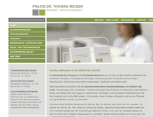 Tablet Screenshot of dr-thomas-meiser.de